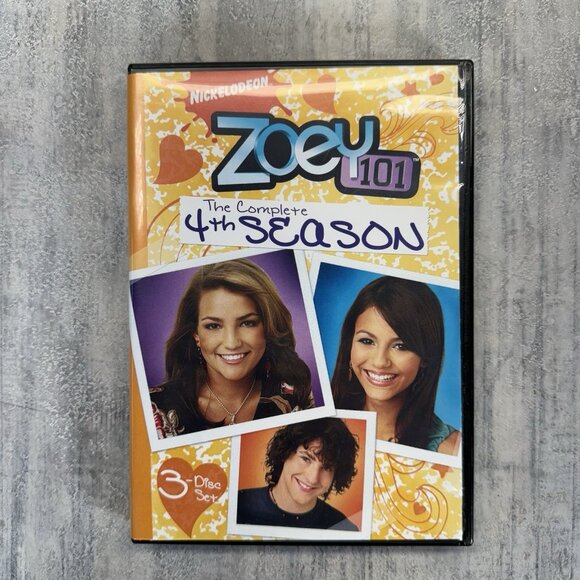 Zoey 101: The Complete Fourth 4th Season 4 DVD 3 Disc Set Nickelodeon OOP MOD - Picture 1 of 8